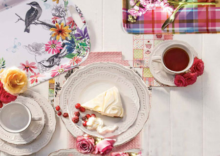 Set the table for spring pastels