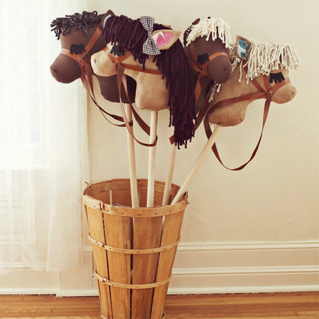 diy stick pony Gifts you can make for children 