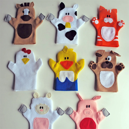 childrens hand puppets