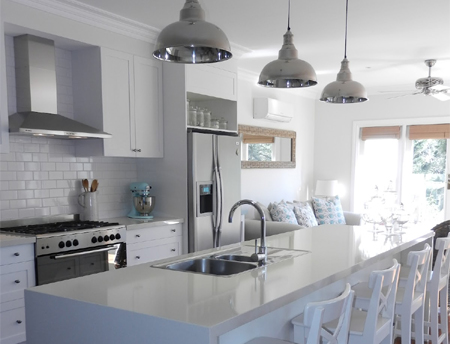 Decorate a home in white