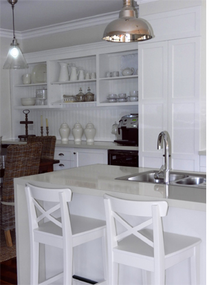 Decorate a home in white