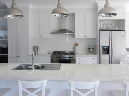 Decorate a home in white