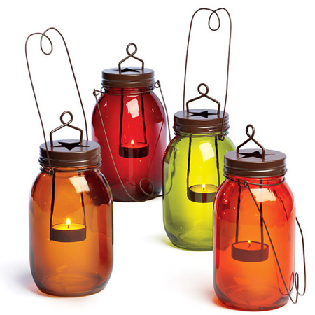 mason jar ideas decorative candle holders