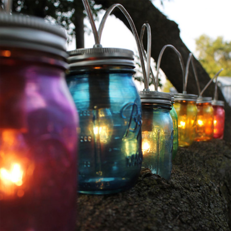 mason jar ideas outdoor lights