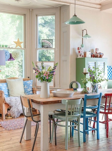Adding pops of colour to a kitchen