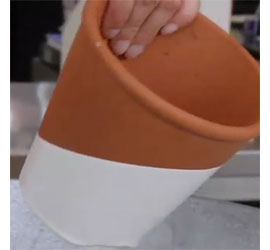 Paint dipped home decor