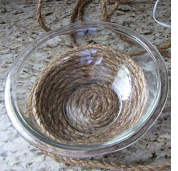 How to make a rope bowl