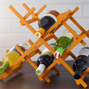 Simple yet contemporary wine rack