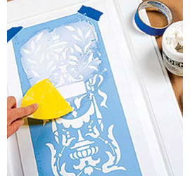 How to do relief stencilling 