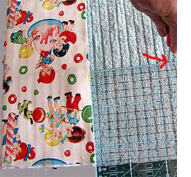 Fabric baby changing bag