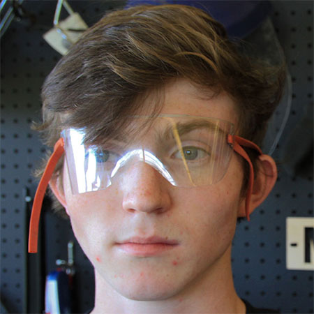 make safety glasses goggles with plastic bottles
