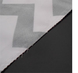 Spray paint on fabric for designer cushions