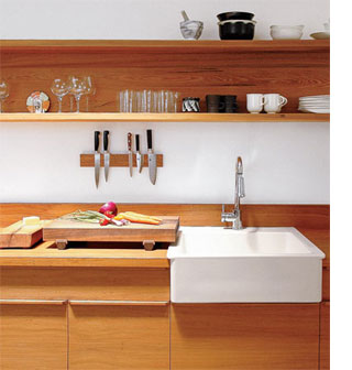 Solid wood countertops for kitchens