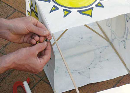 How to make a box kite