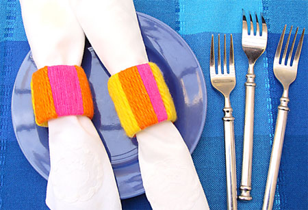 Weaving with recycled materials