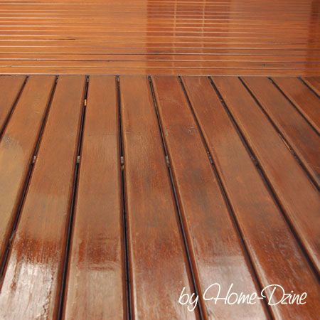 Maintain a timber deck 