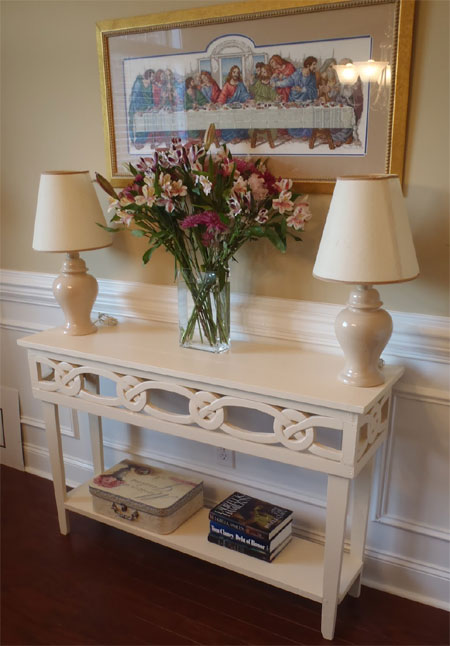how to make console table