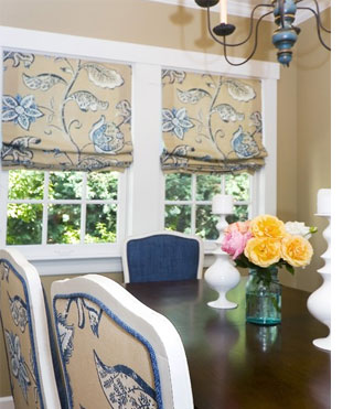 Denim decor in a home