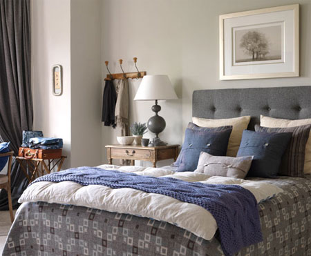 Denim decor in a home