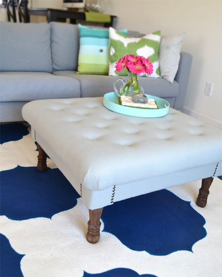 How to make a hand painted rug