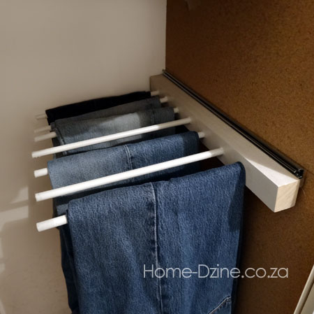 diy trouser pants jeans rack hanger