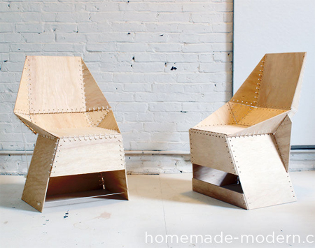 How to make these plywood chairs
