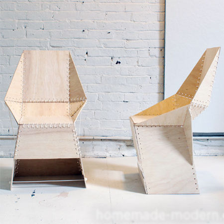 How to make these plywood chairs