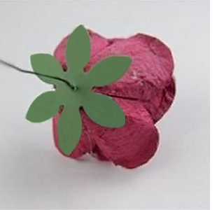 Beautiful roses using egg cartons