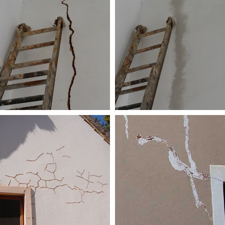 exterior home repair patching cracks
