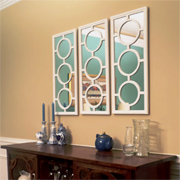 Decorative mirrors for a home 