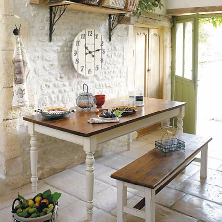 Decorate a home in modern rustic style dining room reclaimed wood 