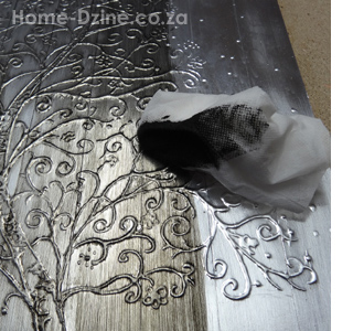 Christmas art using aluminium aluminum tape