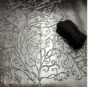 Christmas art using aluminium aluminum tape