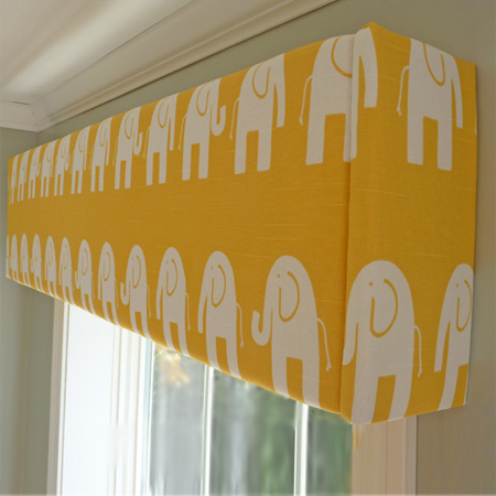 ideas to decorate a nurseryupholstered or fabric covered pelmet