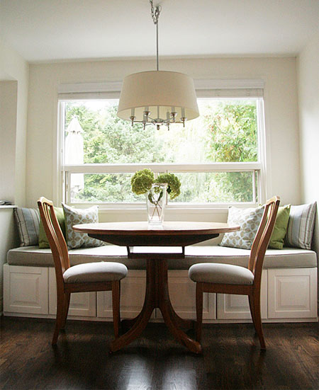 Dining room or kitchen banquettes traditional