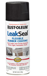 Rust-Oleum Leak Seal seals around wood windows and doors 