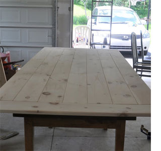 How to make a farmhouse table