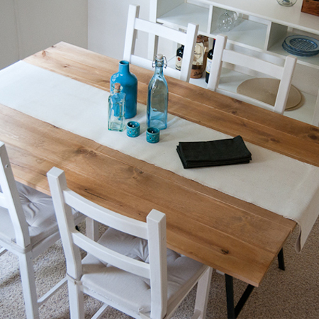 Easy DIY tables with trestle legs cottage dining table