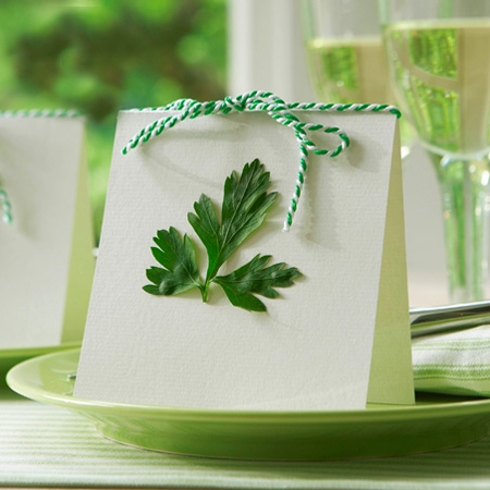 Quick and easy table decor crafts place cards