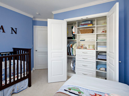 closet storage nursery