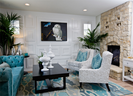 turquoise teal home interior decor