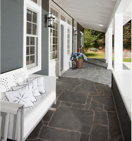 What are some good paint options for the floor of a porch?