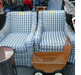 How to recover an armchair - without a sewing machine!