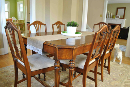 spray paint dining table chairs furniture