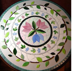 How to mosaic a tabletop