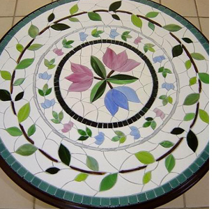 How to mosaic a tabletop
