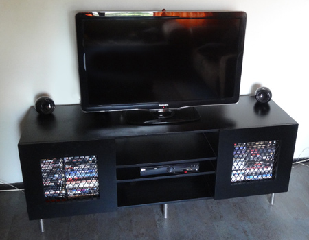 Build a flat-screen TV unit or cabinet modular design contemporary design