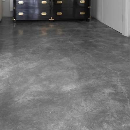 garage floor polished concrete