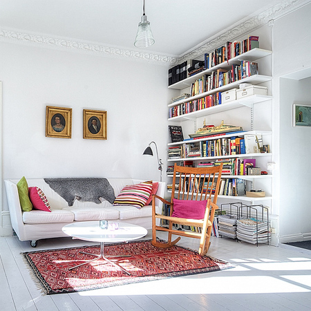 decorating with white living spaces interiors scandanavian style