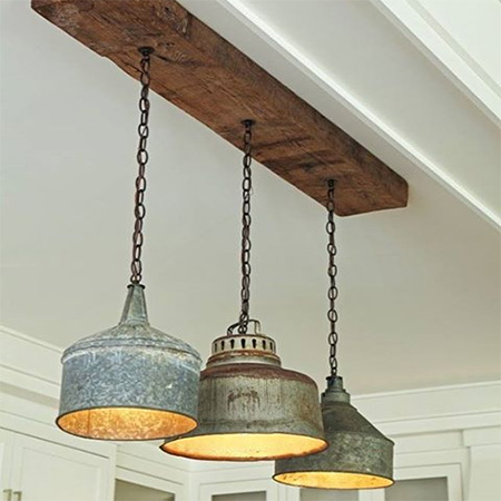 milk churn container tin light fitting pendants